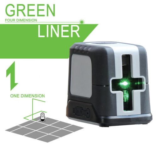 1D Green liner Zöld szintező lézer+Állvány